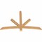 Ekena Millwork Alberta Smooth Timber Gable Bracket, Western Red Cedar, 60"W x 40"H x 1 1/2"D x 3 1/2"F, 16/12 Pitch GBW060X40X0204ALB00SWR - alternate 4